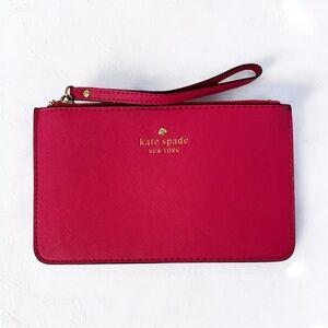 Kate Spade New York roulette pouch wristlet Hot pink